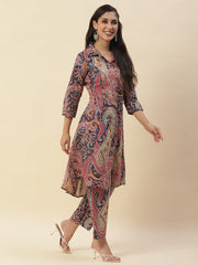 Paisley Printed Cotton Kurta Set