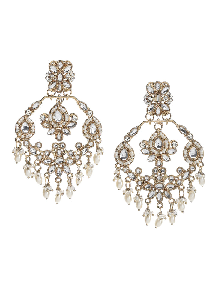 Gold White Jewellery Pair