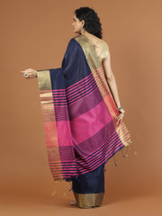 Zari Border Woven Art Silk Saree