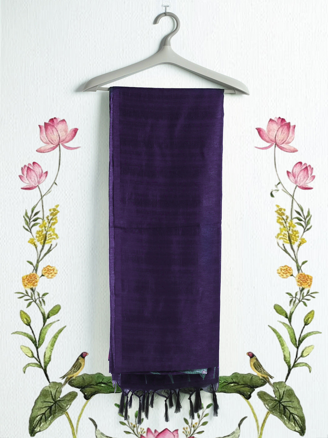 Printed Tussar Saree