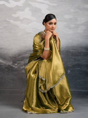 Embroidered Chiffon Saree
