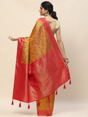 Jamawar Woven Art Silk Banarsi Saree