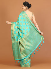 Zari Border Woven Art Silk Saree