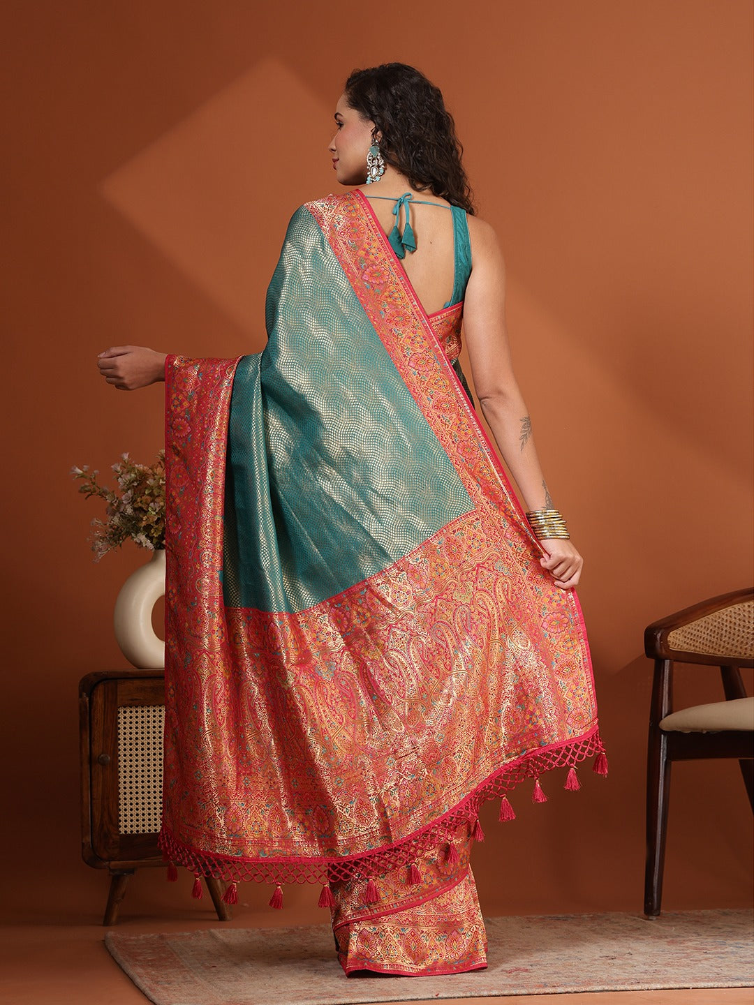 Woven Design Dola Silk Saree