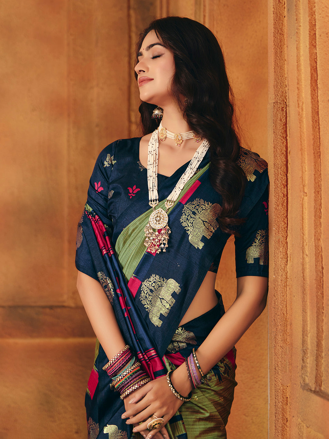 Printed Art Silk Saree