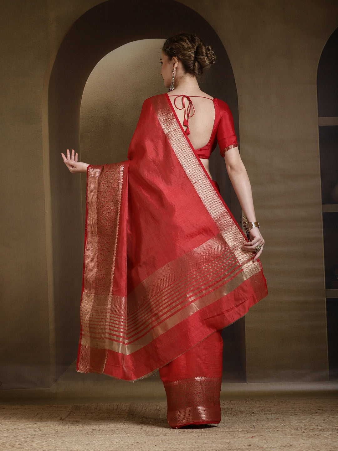Woven Design Art Silk Saree