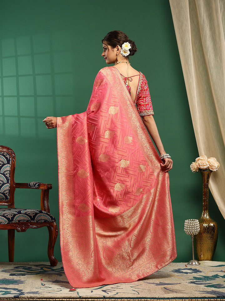 Embroidered Banarasi Saree