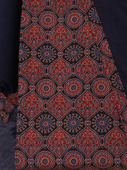 Printed Cotton Unstitched Suit With Pant Dupatta