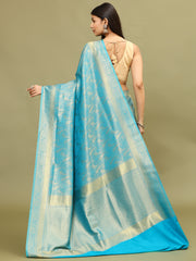 Zari Jaal Woven Handloom Saree