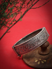 Silver Oxidized Bangle