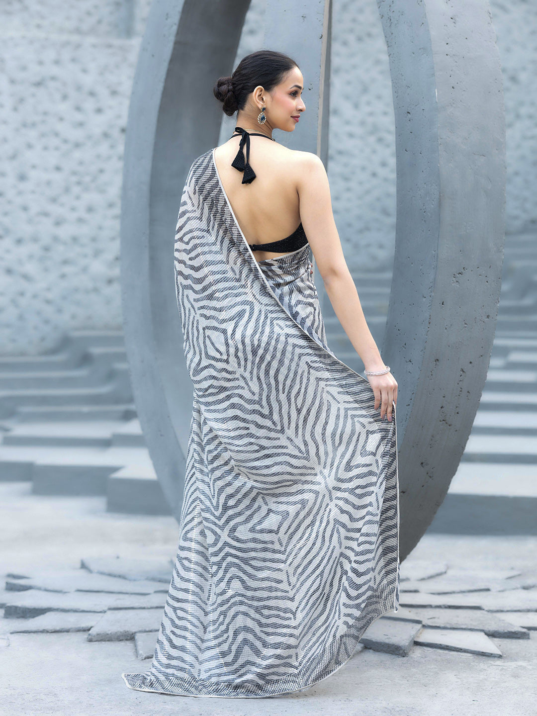 Embroidered Georgette Luxe Saree