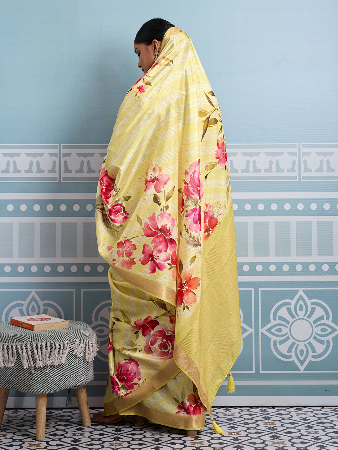 Printed Art Silk Saree