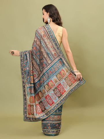 Printed Crepe Saree