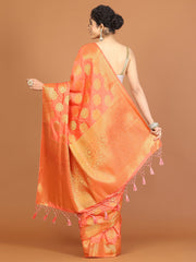 Zari Border Woven Art Silk Saree