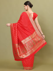 Stone Embroidery Banarasi Saree