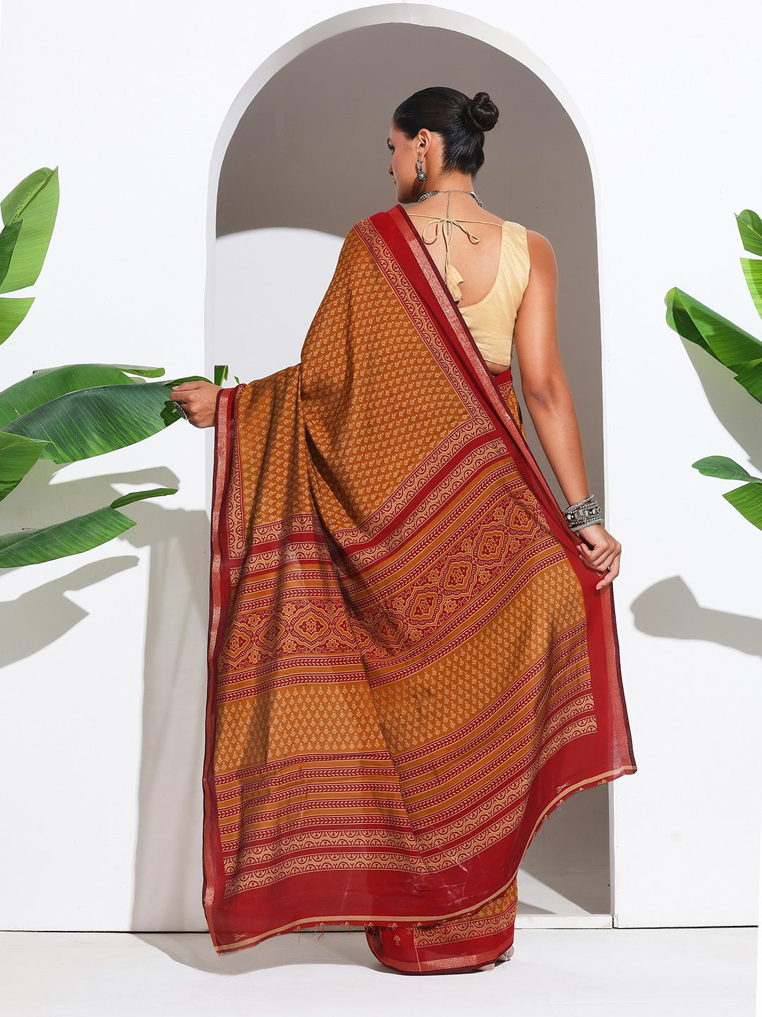 Digital Printed Art Silk Saree