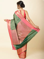 Zari Jaal Woven Cotton Saree