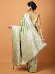 Stone Work Banarasi Woven Saree