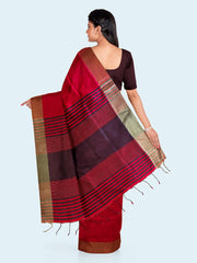 Zari Border Woven Art Silk Saree