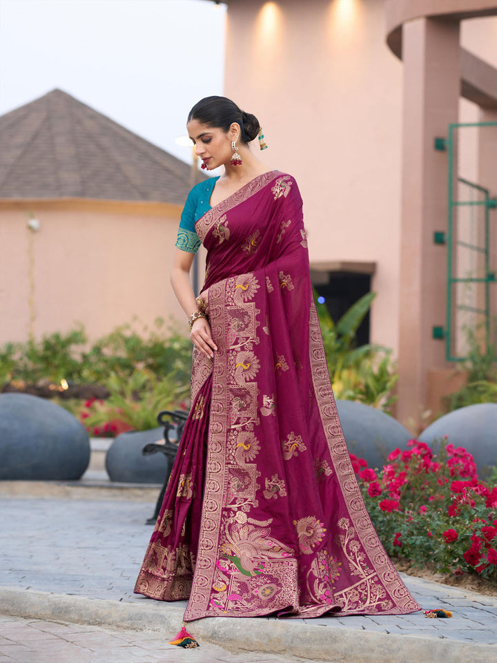 Woven Design Dola Silk Saree