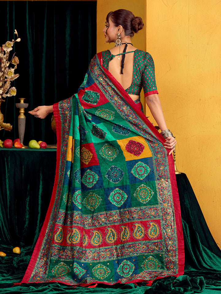 Printed Art Silk Saree