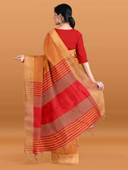 Zari Border Woven Art Silk Saree