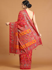 Digital Floral Print Crepe Saree