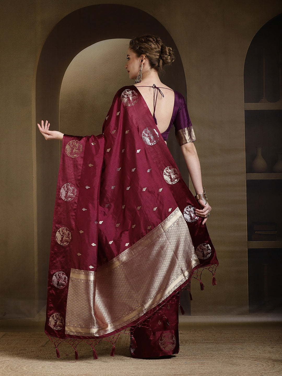 Woven Design Art Silk Saree