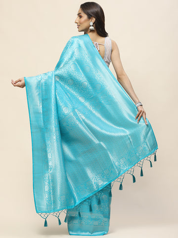 Brocade Zari Jaal Woven Handloom Saree