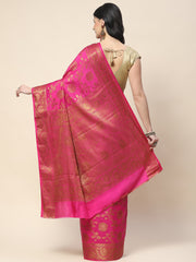 Zari Jaal Woven Handloom Saree