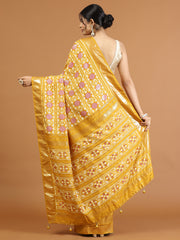 Patola Printed Art Silk Saree