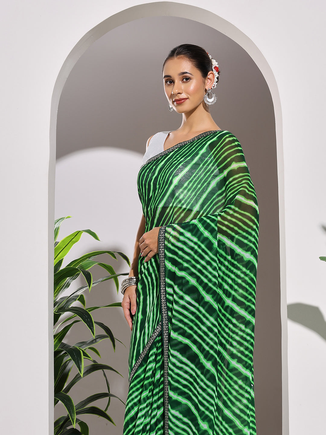 Printed Georgette Saree