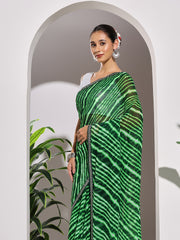 Printed Georgette Saree