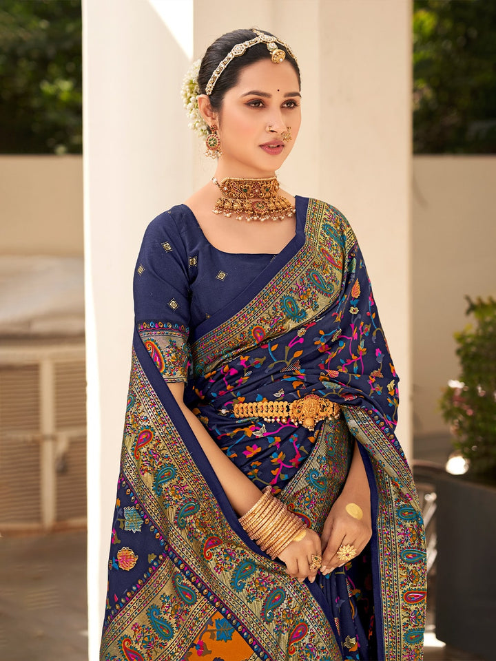 Patola Print Art Silk Saree