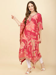 Printed Crepe Kaftan Kurta