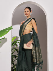 Zaari Jaal Tussar Saree