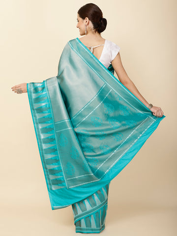 Brocade Zari Jaal Woven Handloom Saree