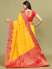 Zari Border Woven Handloom Saree