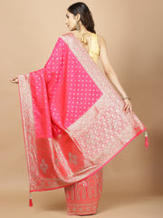 Stone Booti Banarasi Woven Saree