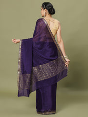 Stone Work Art Crepe Saree