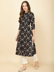 Printed Cotton Kurta Set