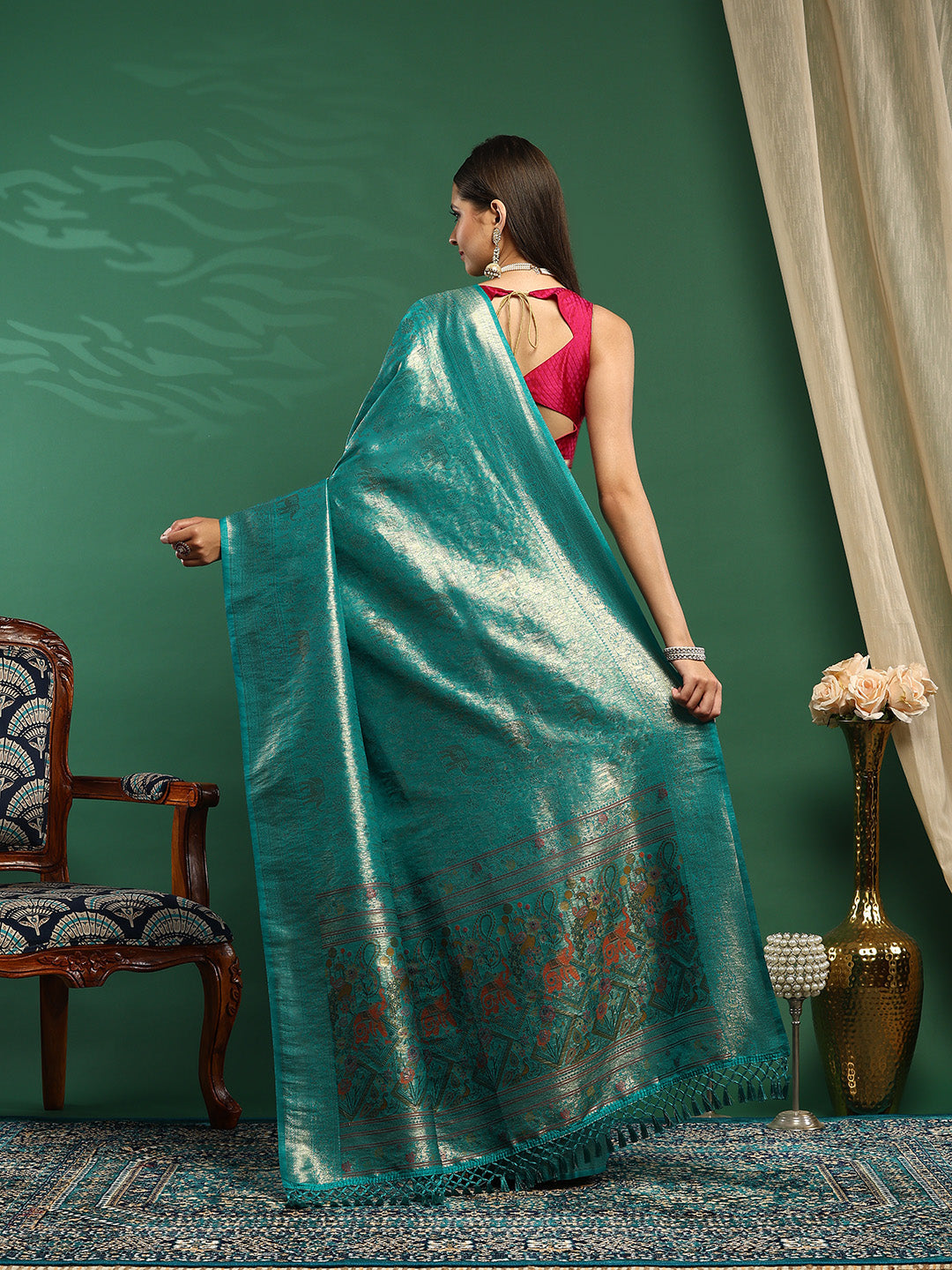 Woven Design Art Silk Saree
