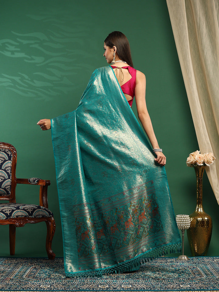 Woven Design Art Silk Saree