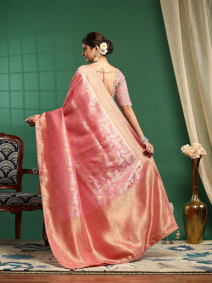 Embroidered Banarasi Saree
