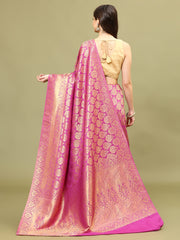 Zari Booti Woven Handloom Saree