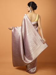 Zari Jaal Banarasi Woven Saree