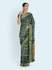 Zari Jaal Art Silk Woven Saree