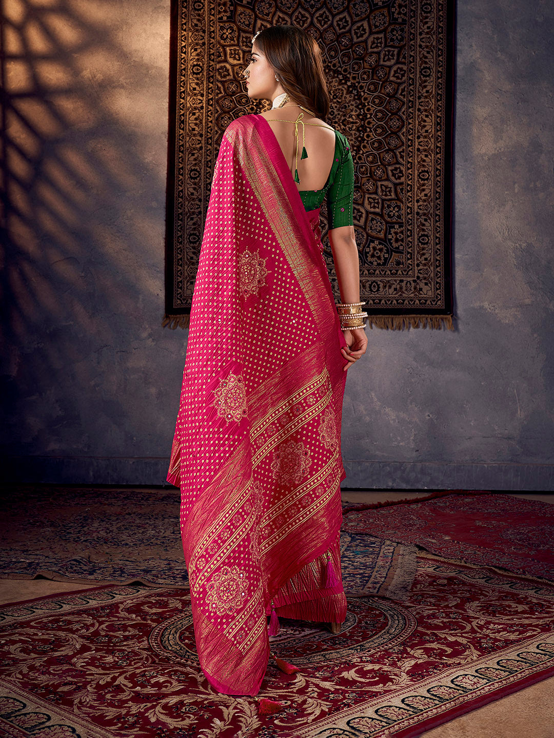 Printed Art Silk Saree