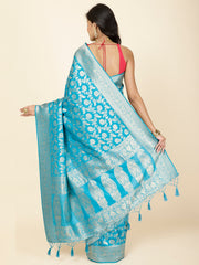 Zari Jaal Woven Handloom Saree