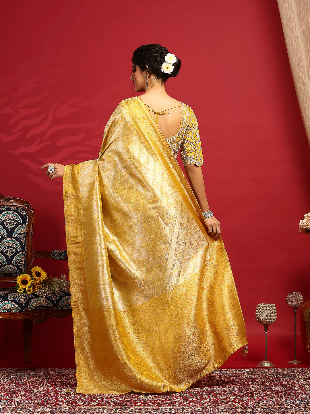 Embroidered Banarasi Saree